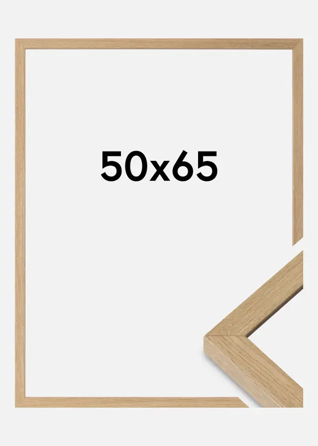 Ramme Hermes Akrylglass Natural Oak 50x65 cm