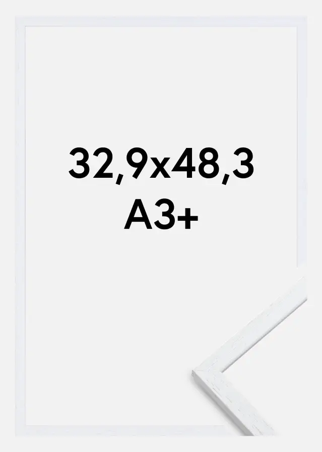 Ramme Edsbyn Akrylglass Warm White 32,9x48,3 cm (A3+)