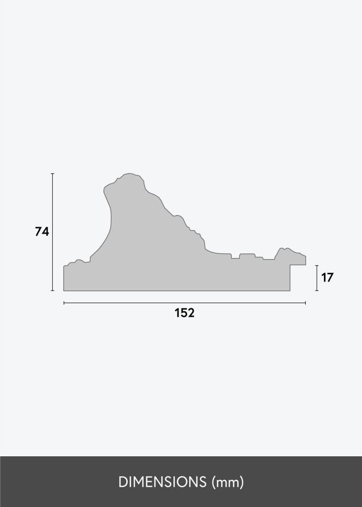 Ramme Birmingham Sølv - Valgfri størrelse
