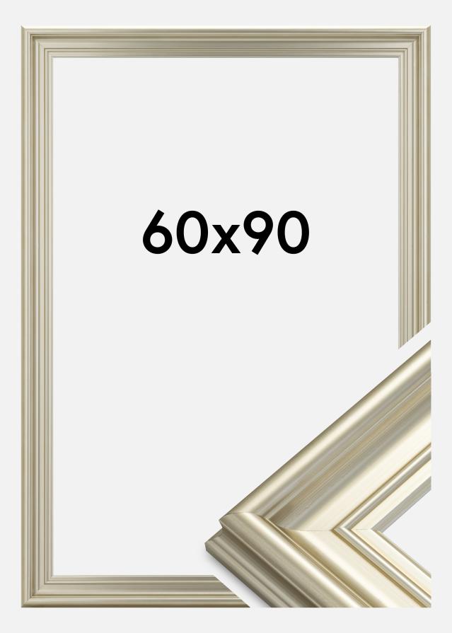 Ramme Mora Premium Sølv 60x90 cm
