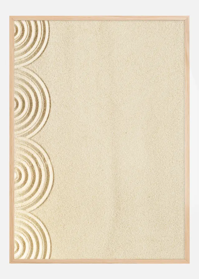 Pattern In The Sand Plakat