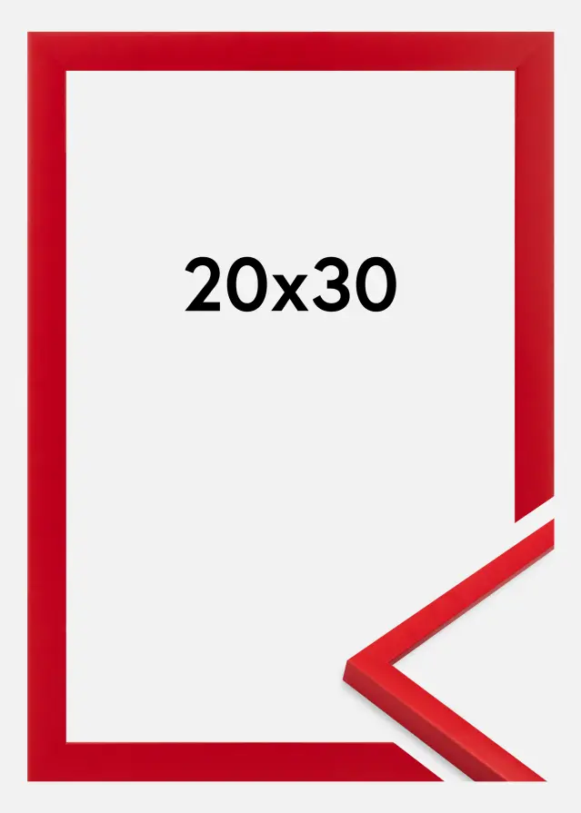 Ramme Kent Akrylglass Rød 20x30 cm