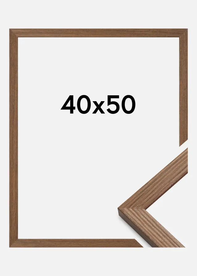 Ramme Fiorito Akrylglass Mørk Eik 40x50 cm