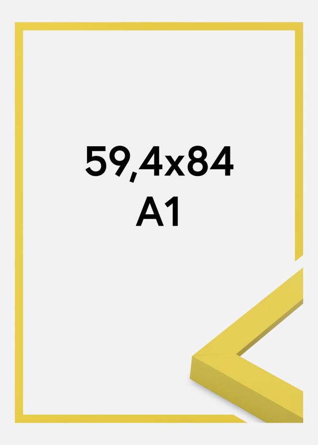 Ramme Selection Akrylglass Yellow 59.4x84 cm (A1)