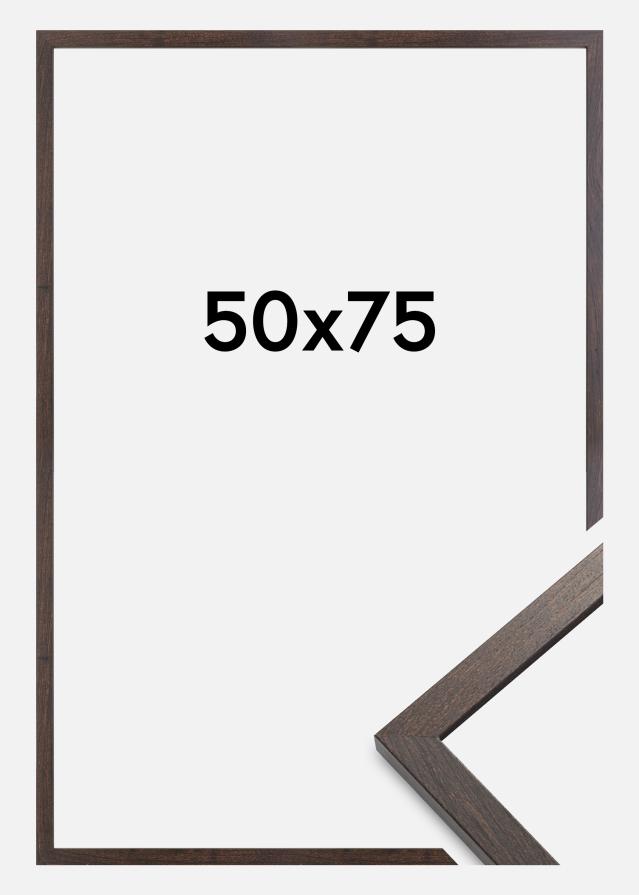 Ramme Trendy Akrylglass Valnøtt 50x75 cm