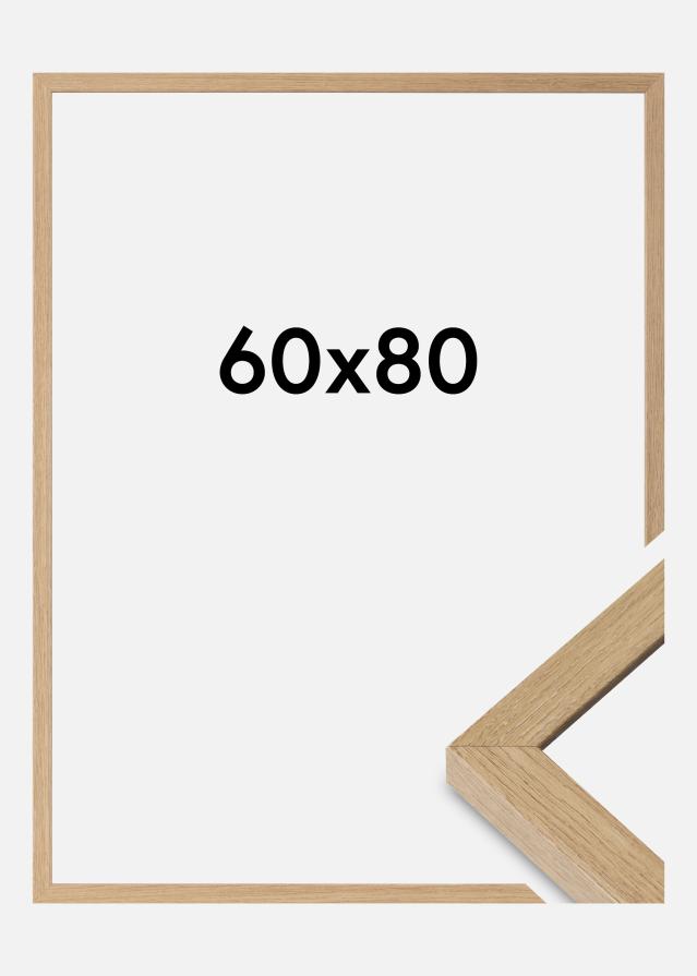 Ramme Hermes Akrylglass Natural Oak 60x80 cm