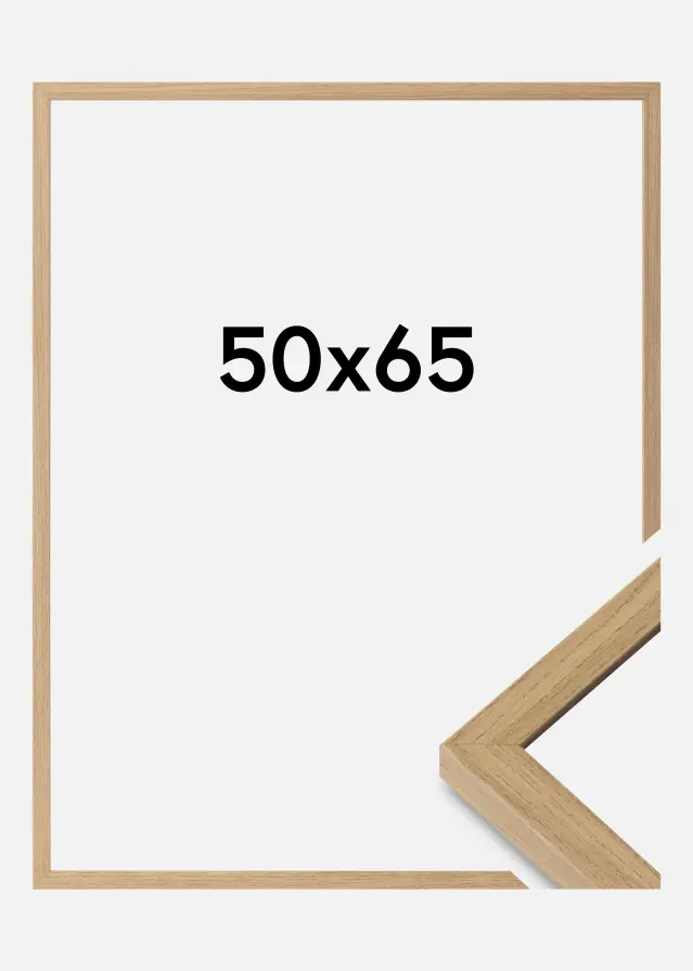 Ramme Ares Akrylglass Natural Oak 50x65 cm