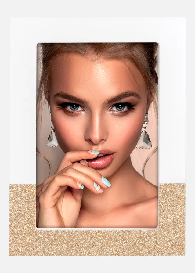 Ramme Morgex Hvit 15x20 cm