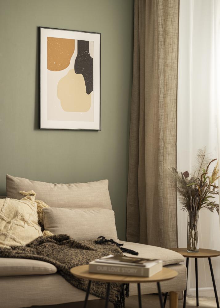 Ramme Scandi Akrylglass Svart 50x50 cm