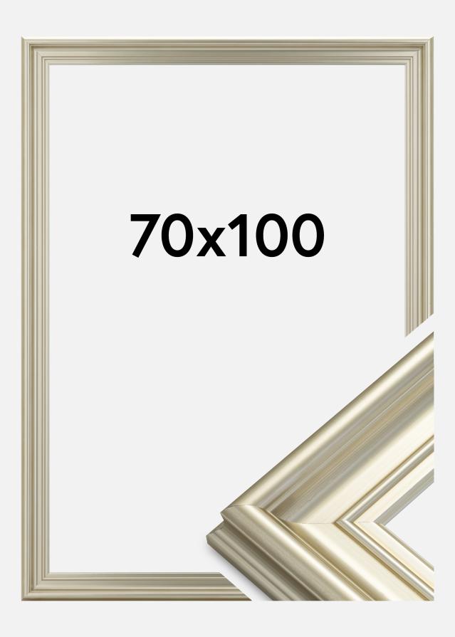 Ramme Mora Premium Sølv 70x100 cm