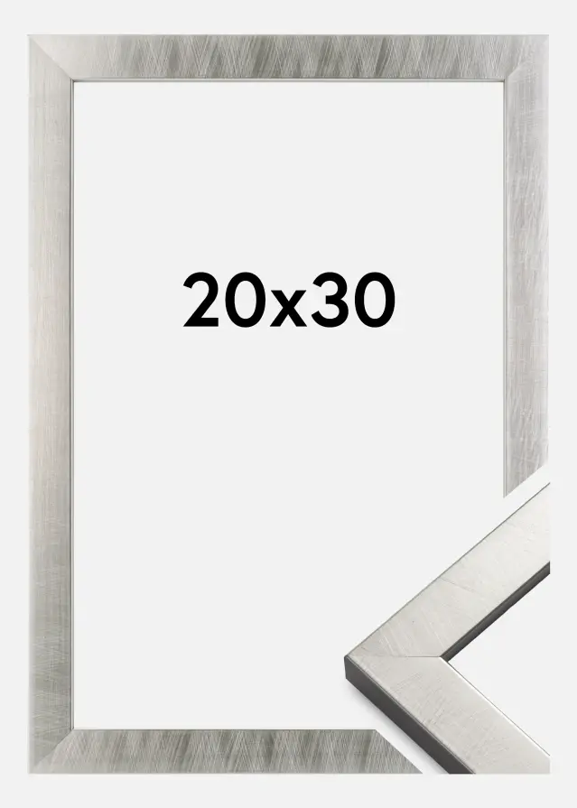 Ramme Uppsala Akrylglass Sølv 20x30 cm