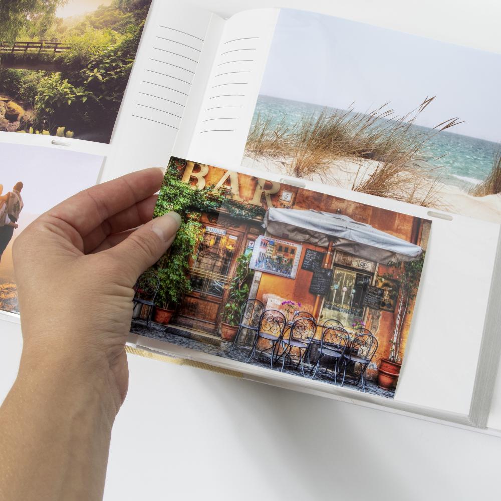 Babyalbum med fotolommer - Kremfarget