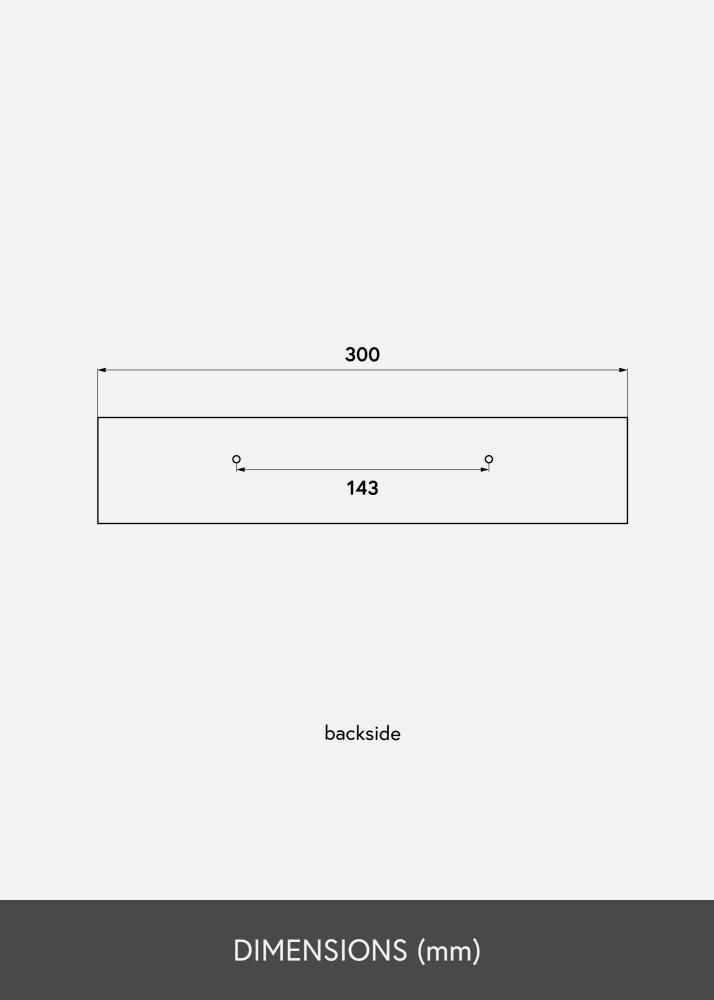 KAILA Bildehylle Bambu 30 cm