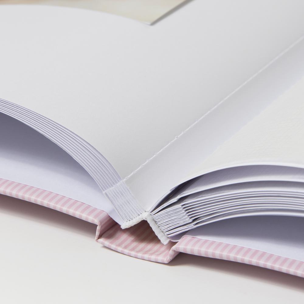 Babyalbum Alison Blå 24x24 cm (40 Hvite sider / 20 Ark)