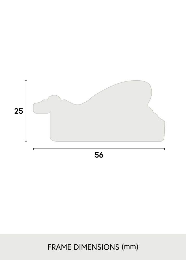 Ramme Stacy Sølv 30x40 cm