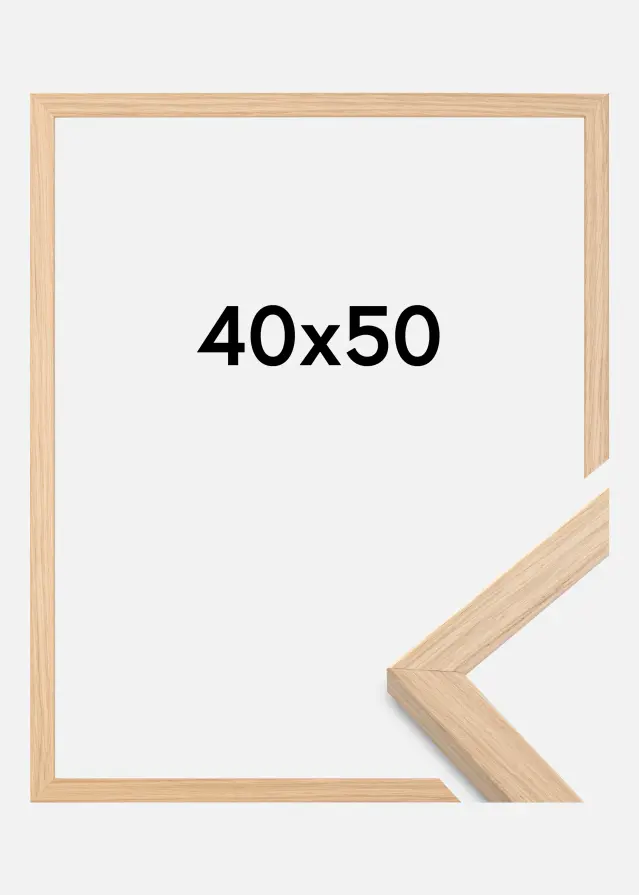 Ramme Grimsåker Akrylglass Eik 40x50 cm