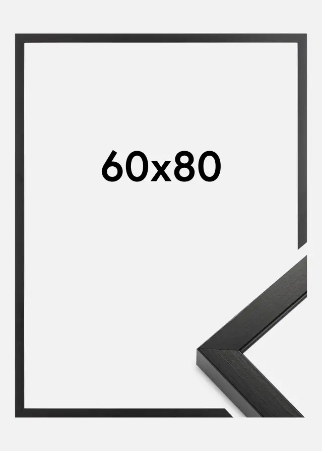 Ramme Amanda Box Svart 60x80 cm