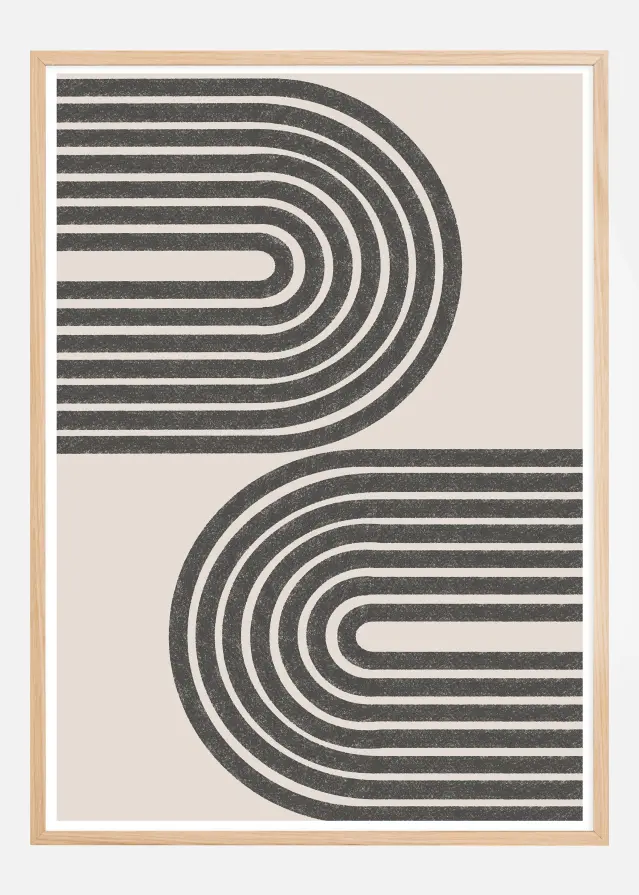 Flow Shapes No14 Plakat