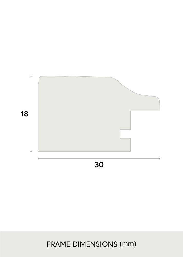 Ramme Leonie Svart 10x15 cm