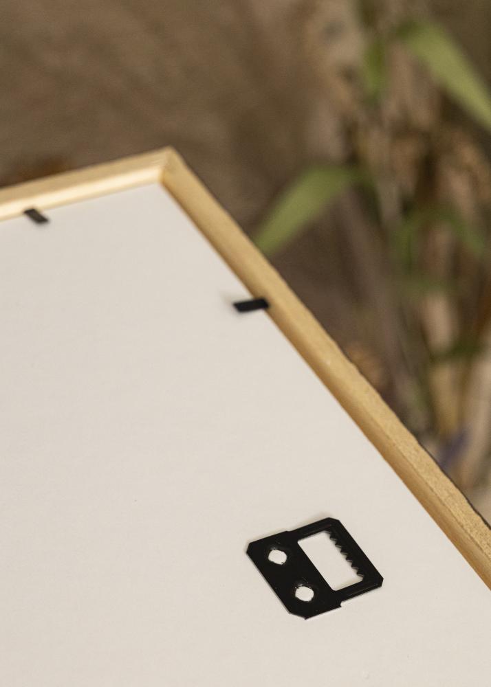 Ramme Edsbyn Valnøtt 35x50 cm - Passepartout Svart 24x30 cm