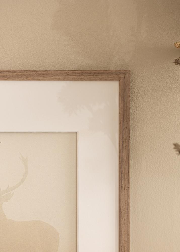 Ramme Edsbyn Akrylglass Lys Valnøtt 21x29,7 cm (A4)