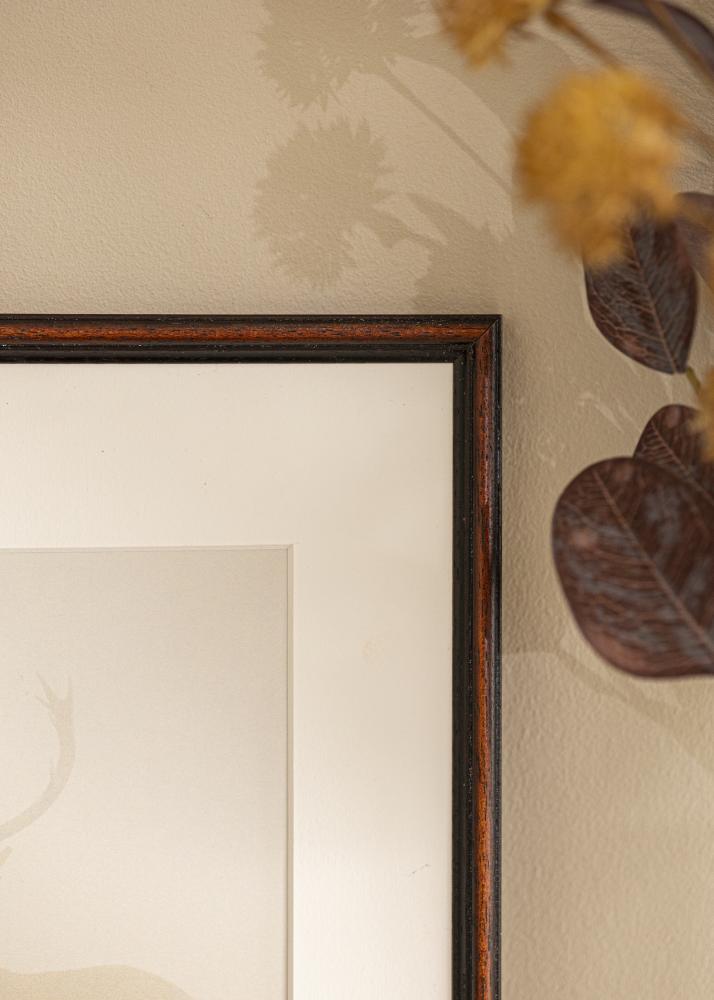 Ramme Horndal Akrylglass Valnøtt 40x40 cm