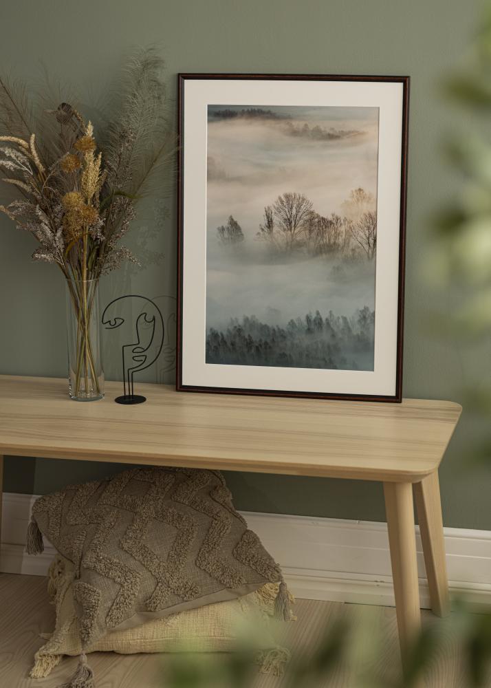 Ramme Horndal Akrylglass Valnøtt 40x40 cm