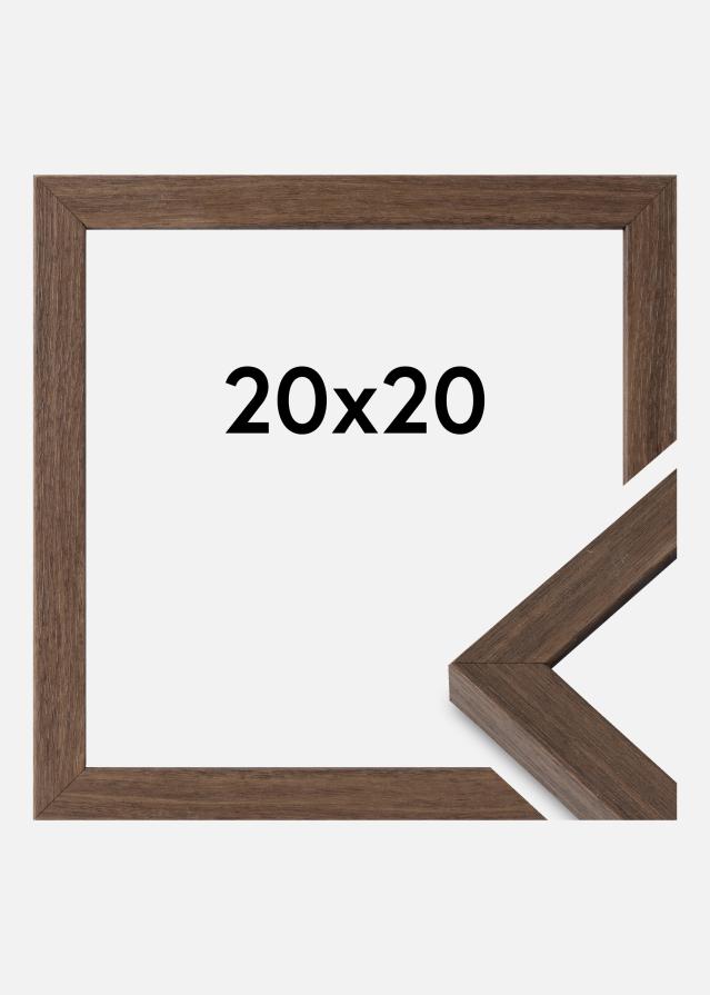 Ramme Hermes Akrylglass Valnøtt 20x20 cm