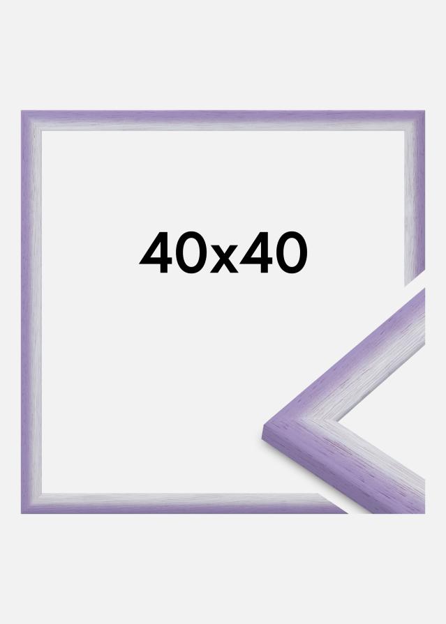 Ramme Cornwall Akrylglass Lyselilla 40x40 cm