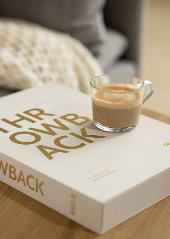 KAILA THROWBACK Warm Grey XL - Coffee Table Photo Album - 60 Bilder i 10x15 cm