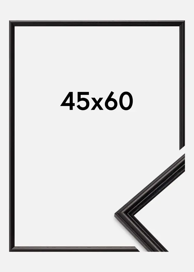 Ramme Horndal Akrylglass Svart 45x60 cm