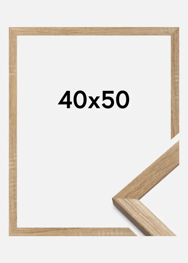 Ramme Fiorito Akrylglass Lys Eik 40x50 cm