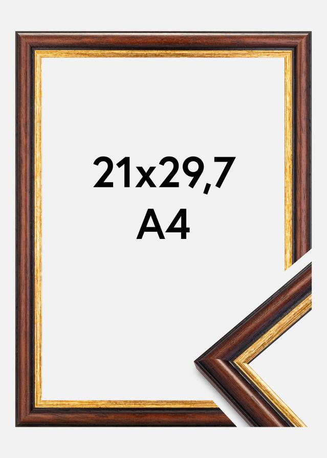 Ramme Siljan Akrylglass Brun 21x29,7 cm (A4)