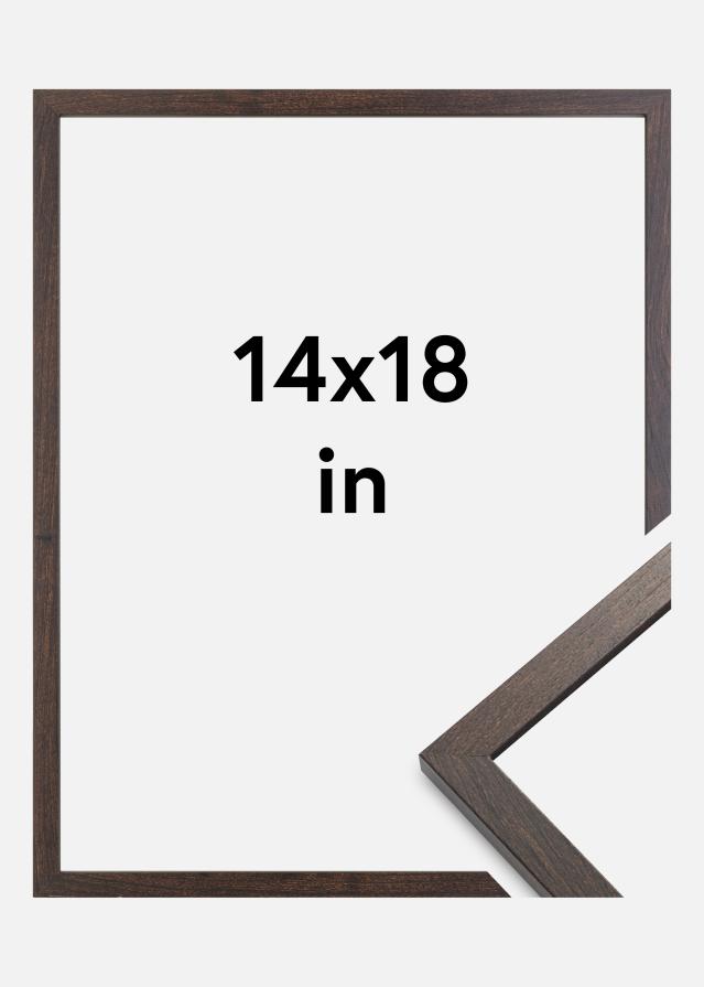 Ramme Trendy Akrylglass Valnøtt 14x18 inches (35,56x45,72 cm)