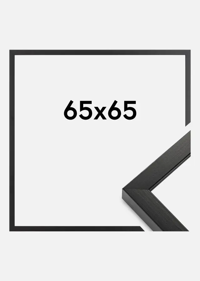 Ramme Amanda Box Svart 65x65 cm