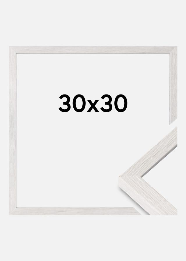 Ramme Ares Akrylglass White Oak 30x30 cm