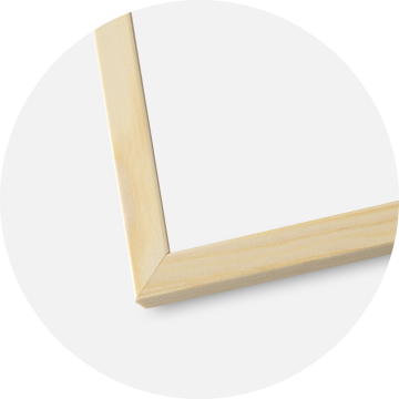 Ramme Galant Furu 30x30 cm - Passepartout Hvit 20x20 cm