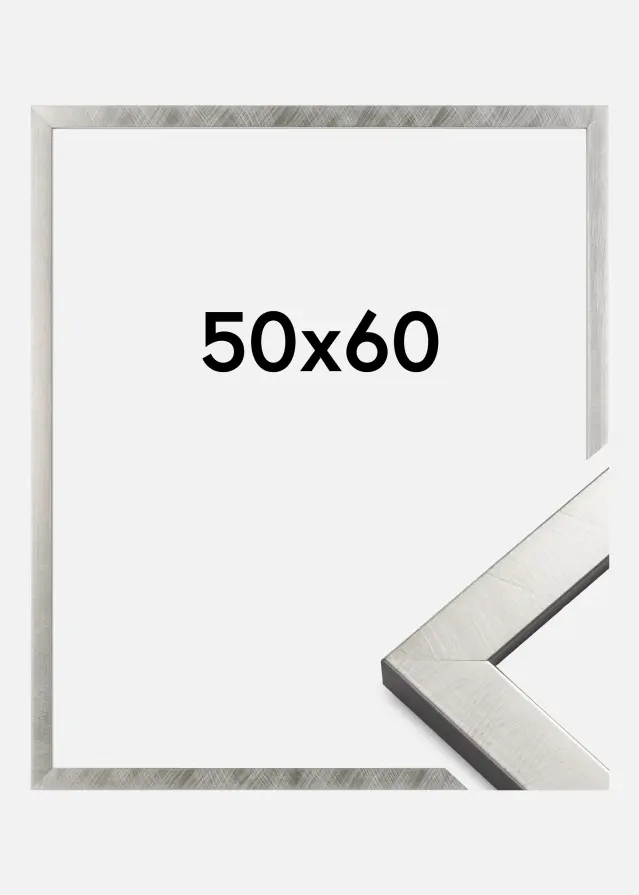 Ramme Uppsala Akrylglass Sølv 50x60 cm