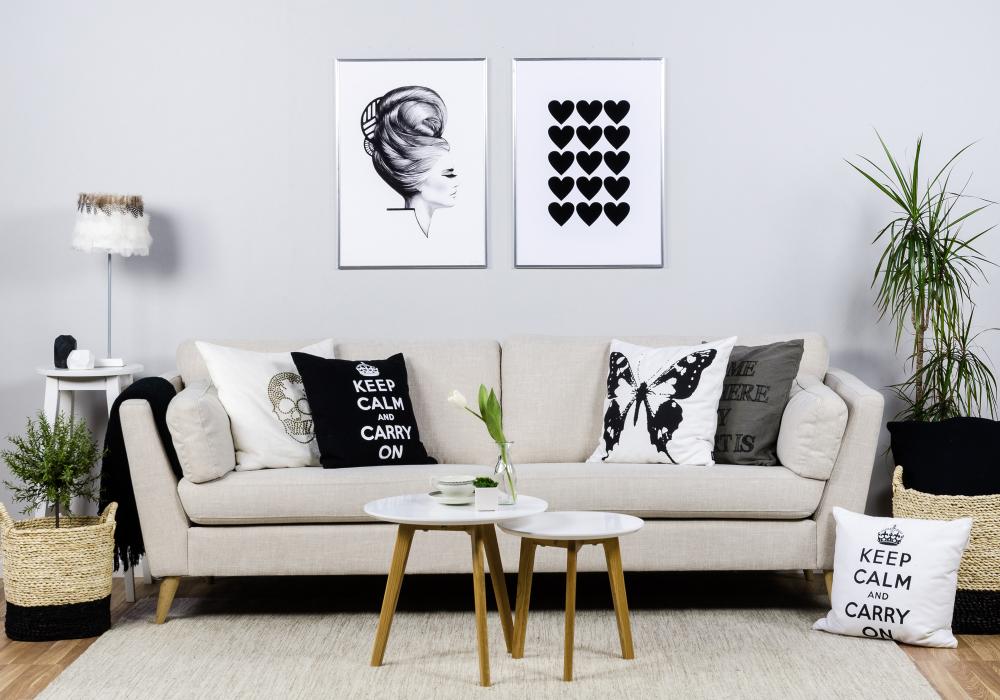 Ramme Sølv 61x91,5 cm