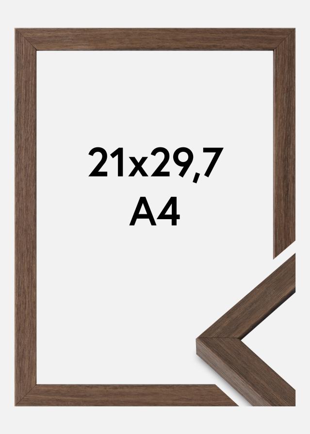 Ramme Hermes Akrylglass Valnøtt 21x29,7 cm (A4)