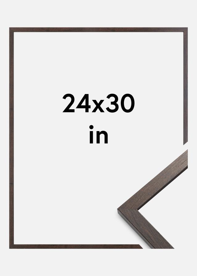 Ramme Trendy Akrylglass Valnøtt 24x30 inches (60,96x76,2 cm)