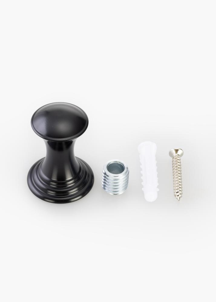 KAILA Speil Svart LED 60 cm Ø