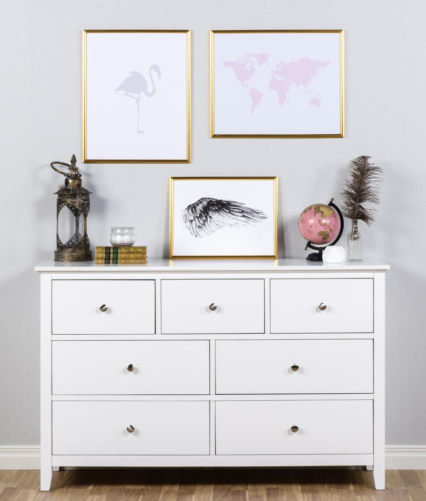 Verdenskart - Lyserosa Plakat