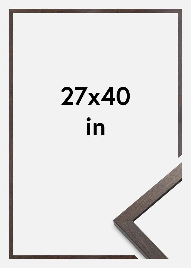 Ramme Trendy Akrylglass Valnøtt 27x40 inches (68,58x101,6 cm)