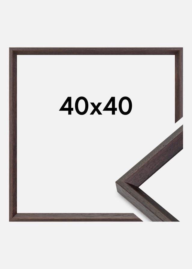 Ramme Globe Akrylglass Espresso 40x40 cm