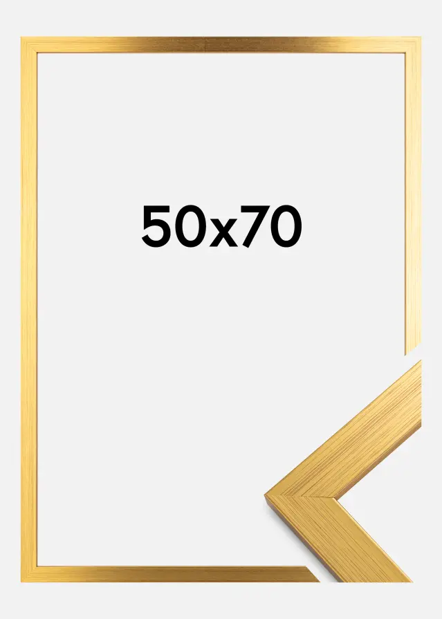 Ramme Gold Wood Antireflex 50x70 cm