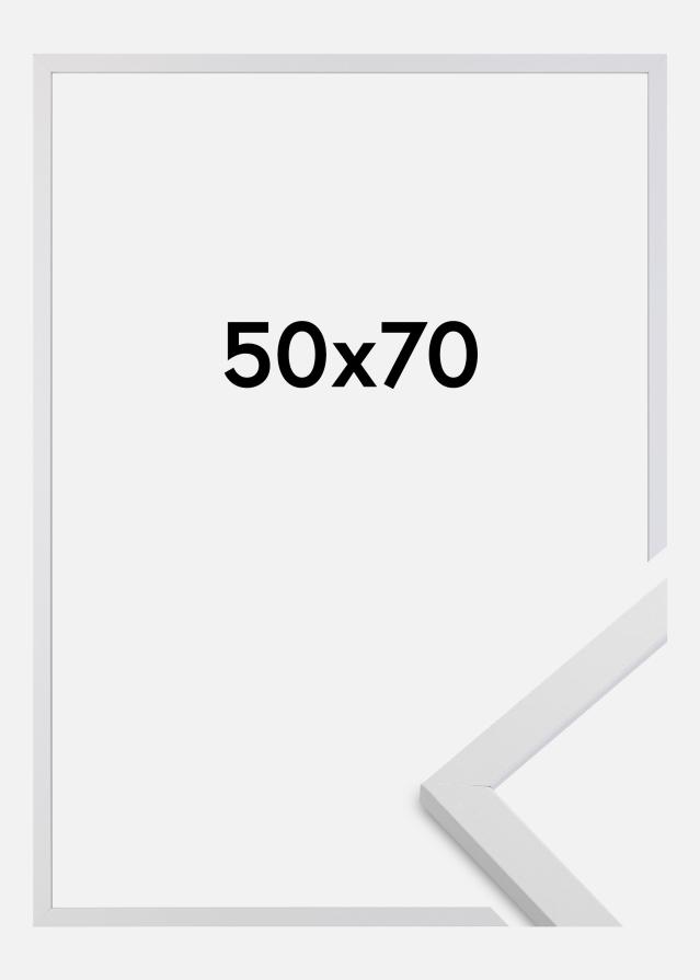 Ramme Trendy Akrylglass Hvit 50x70 cm