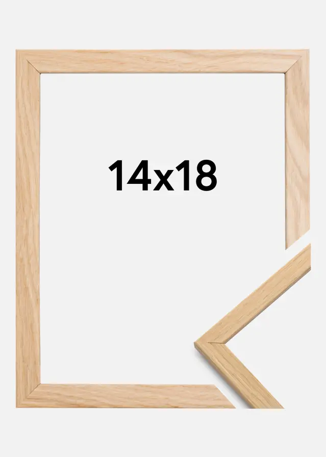 Ramme Edsbyn Akrylglass Eik 14x18 cm