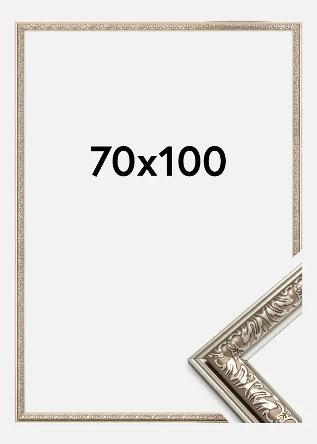 Ramme Nostalgia Sølv 70x100 cm