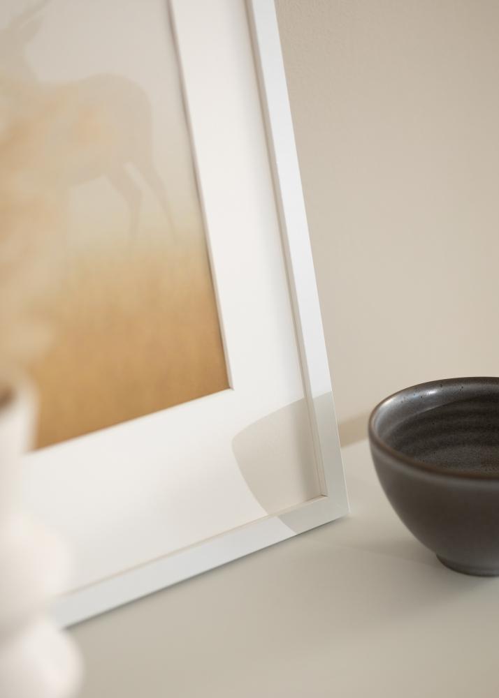 Ramme Modern Akrylglass Hvit 30x45 cm